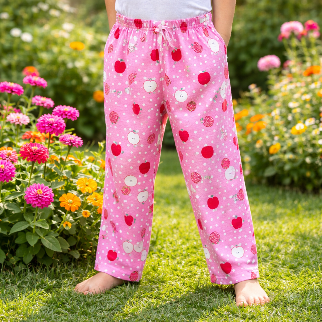 Apple Print Pants