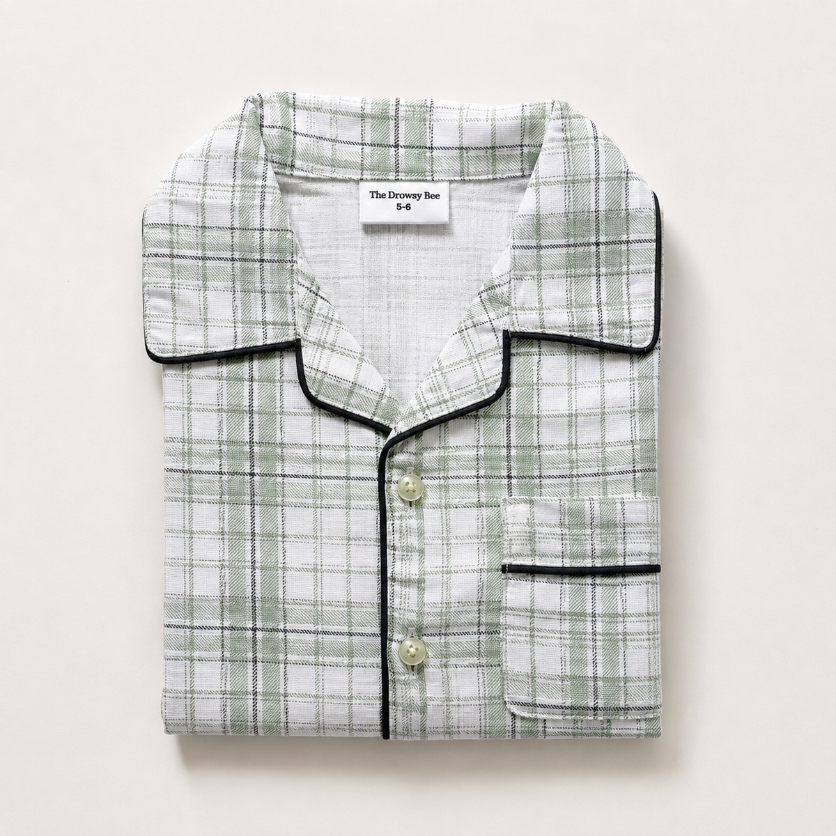 Green Oliver Checks Nightsuit