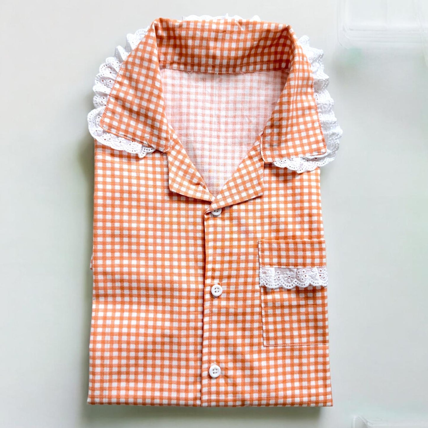 Orange Checks Nightwear