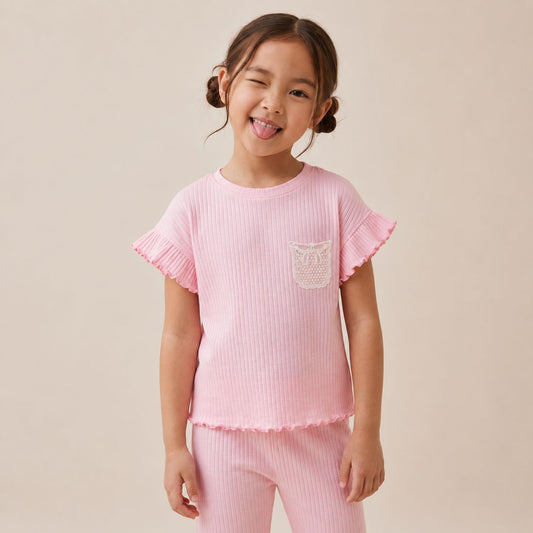 Pink Stripes Nightsuit