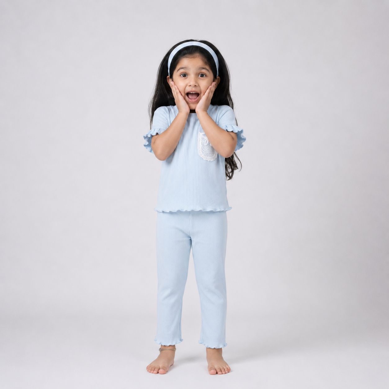 Blue Stripes Nightsuit